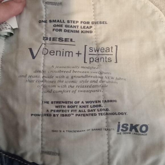 Diesel fringi ne denium y2k festival rodeo Preppy women's jacket xxs - Picture 7 of 9